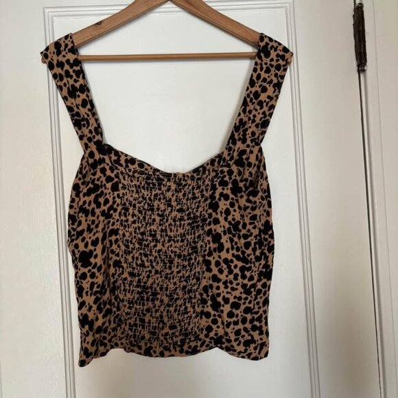 Reformation Top - Animal Print - Large - Picture 2 of 4